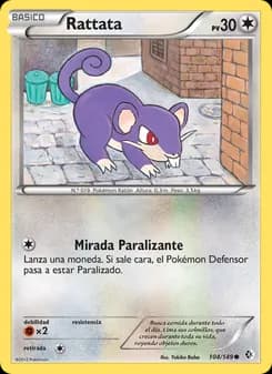 Rattata card in Spanish