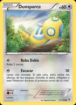 Dunsparce card in Spanish