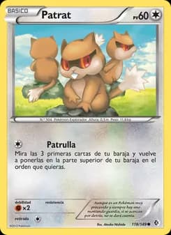 Patrat card in Spanish