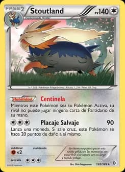 Stoutland card in Spanish