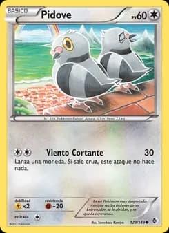 Pidove card in Spanish
