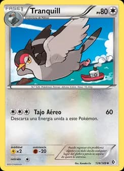 Tranquill card in Spanish