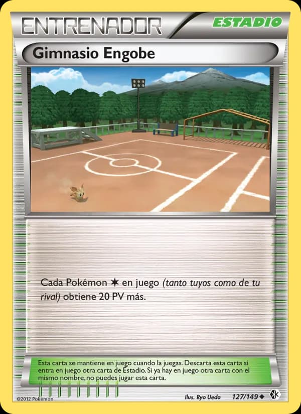 Gimnasio Engobe card in Spanish