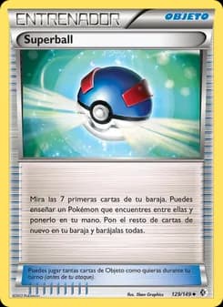 Superball card in Spanish