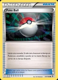 Poké Ball card in Spanish