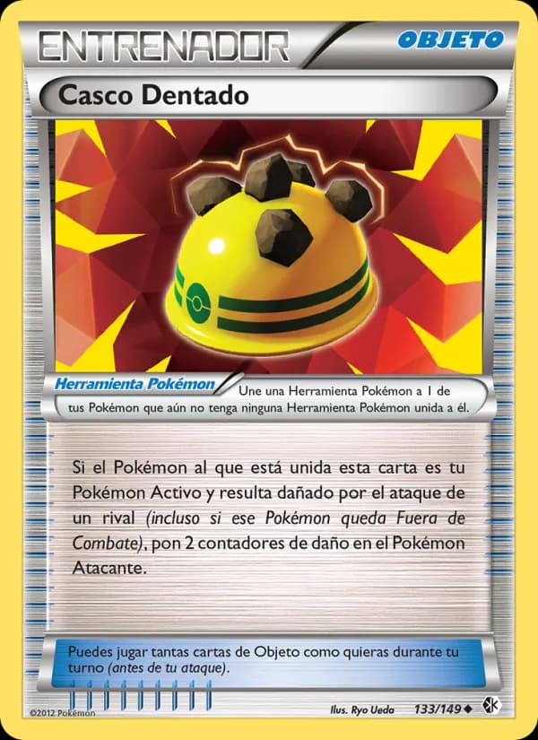 Casco Dentado card in Spanish