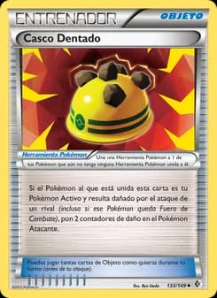 Casco Dentado card in Spanish