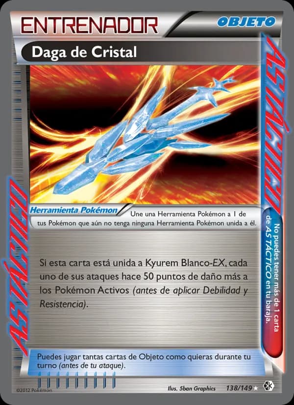 Daga de Cristal card in Spanish