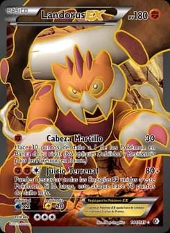 Landorus-EX card in Spanish