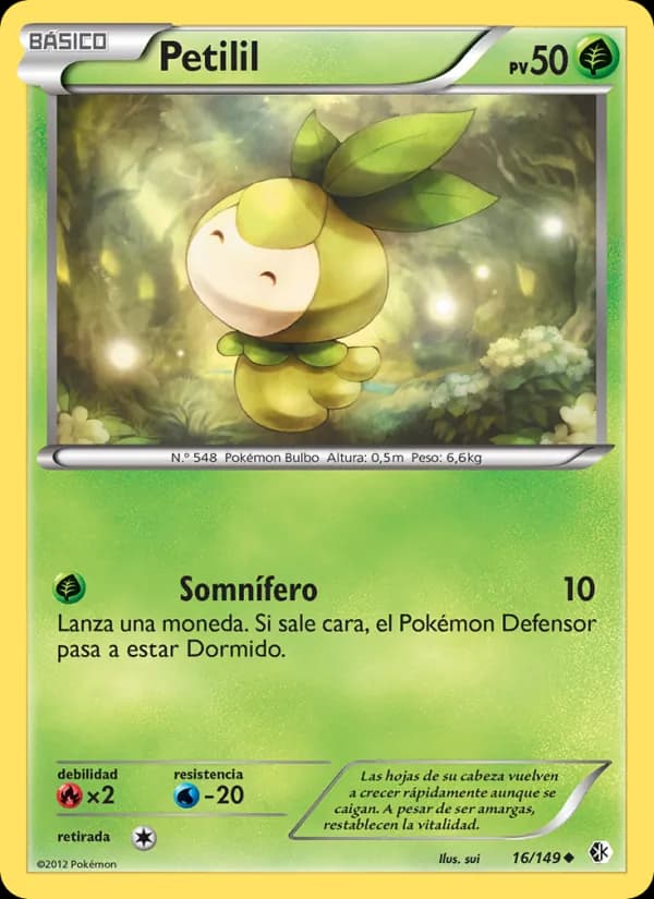 Petilil card in Spanish