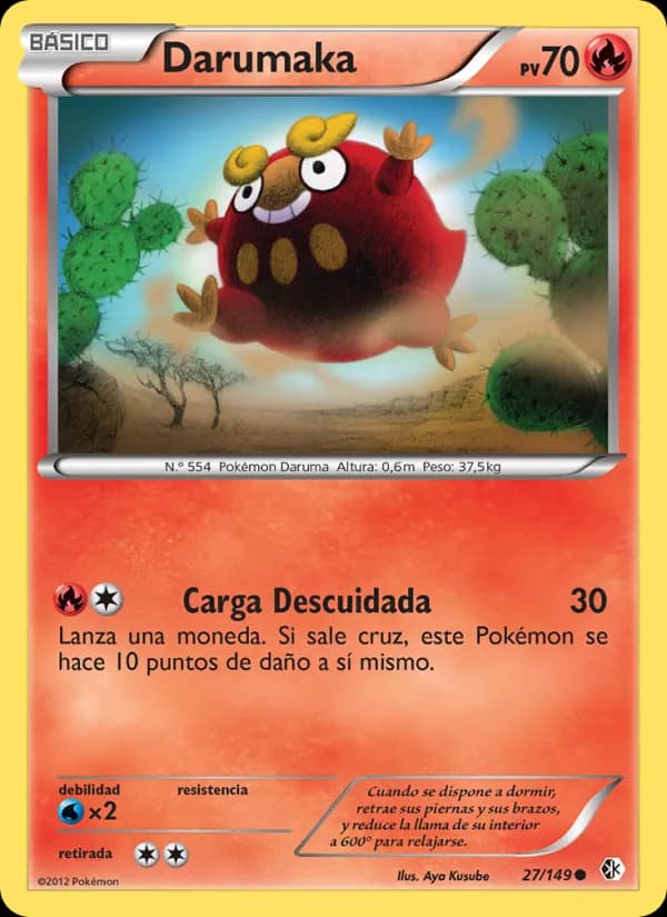 Darumaka card in Spanish