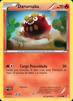 Darumaka card in Spanish