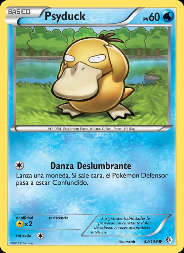 Psyduck card in Spanish