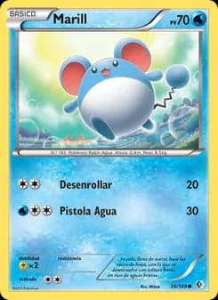 Marill card in Spanish