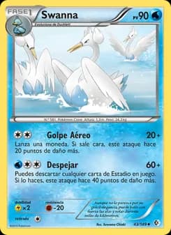 Swanna card in Spanish