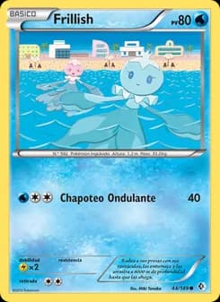 Frillish card in Spanish