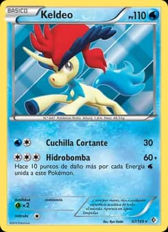 Keldeo card in Spanish