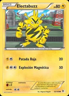 Electabuzz card in Spanish