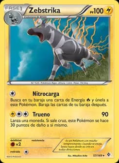 Zebstrika card in Spanish