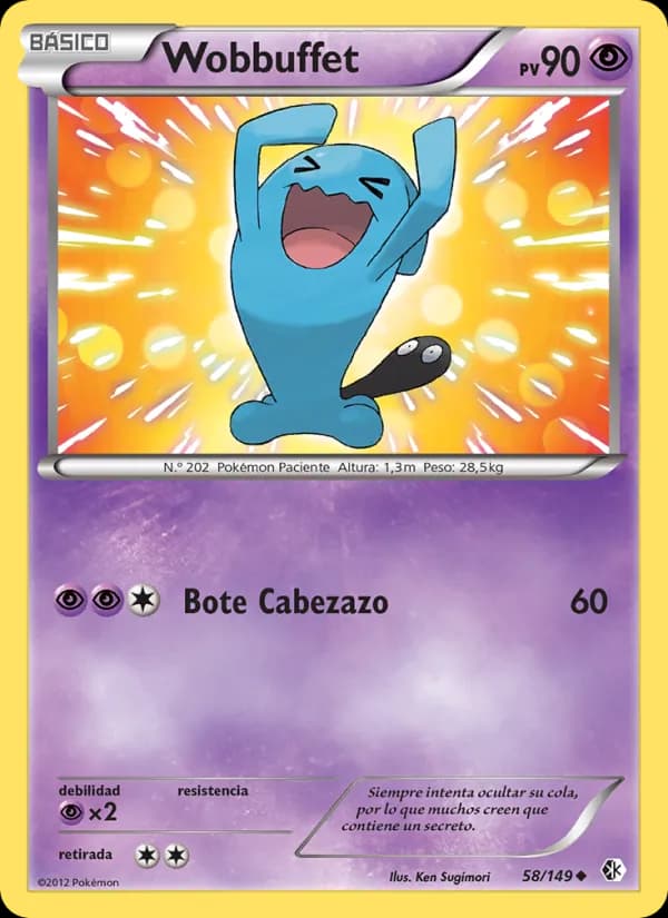 Wobbuffet card in Spanish