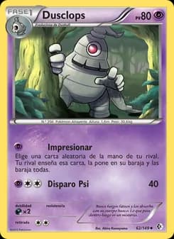 Dusclops card in Spanish