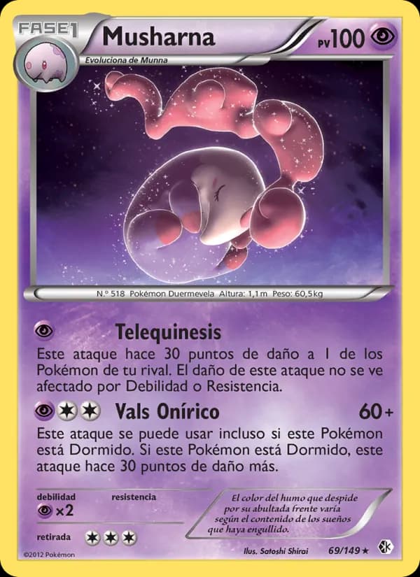 Musharna card in Spanish