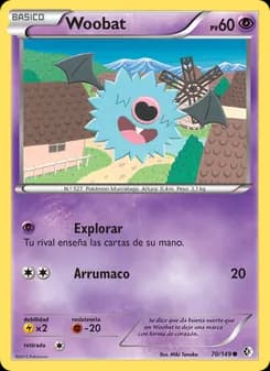 Woobat card in Spanish