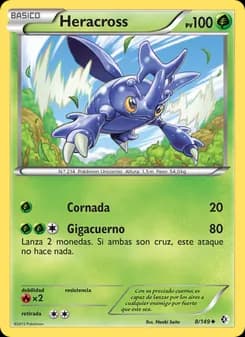 Heracross card in Spanish