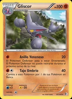 Gliscor card in Spanish