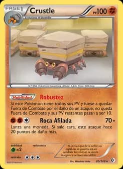Crustle card in Spanish