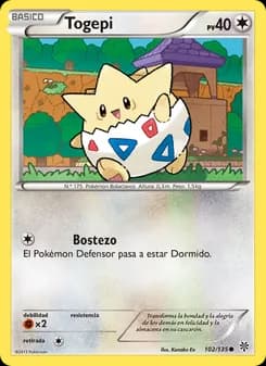 Togepi card in Spanish