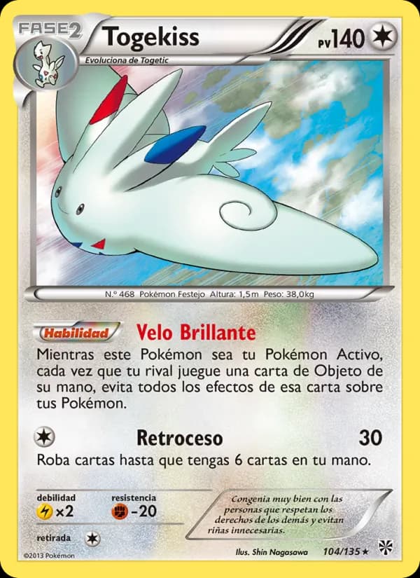 Togekiss card in Spanish