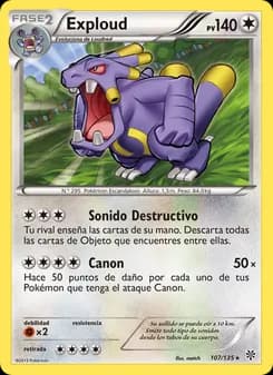 Exploud card in Spanish