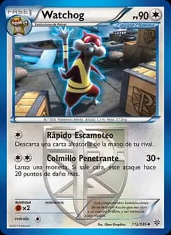 Watchog card in Spanish