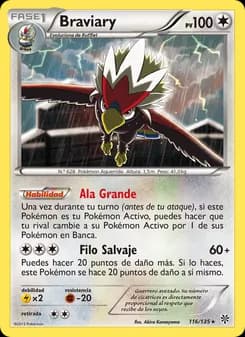 Braviary card in Spanish