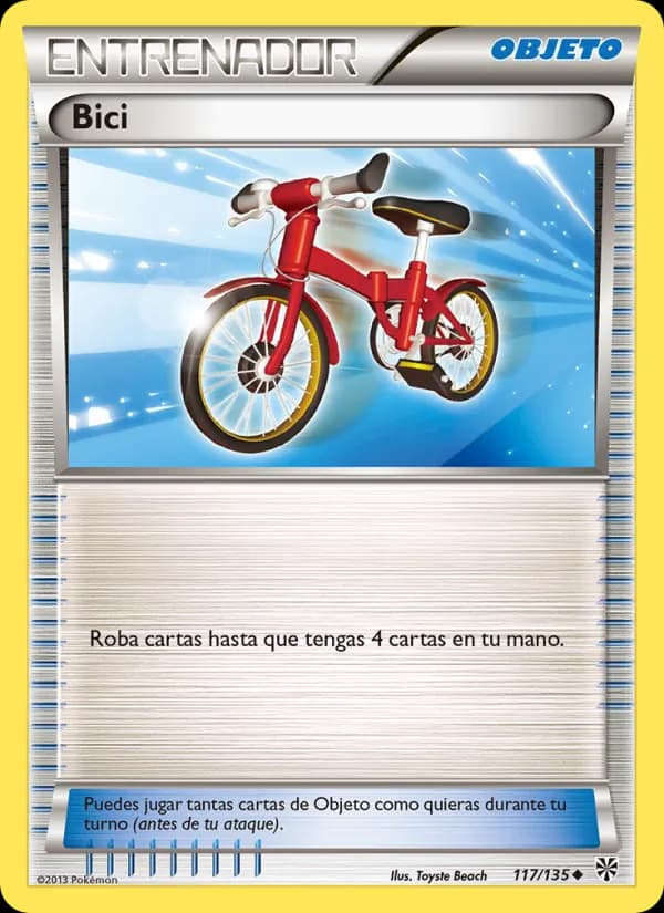 Bici card in Spanish