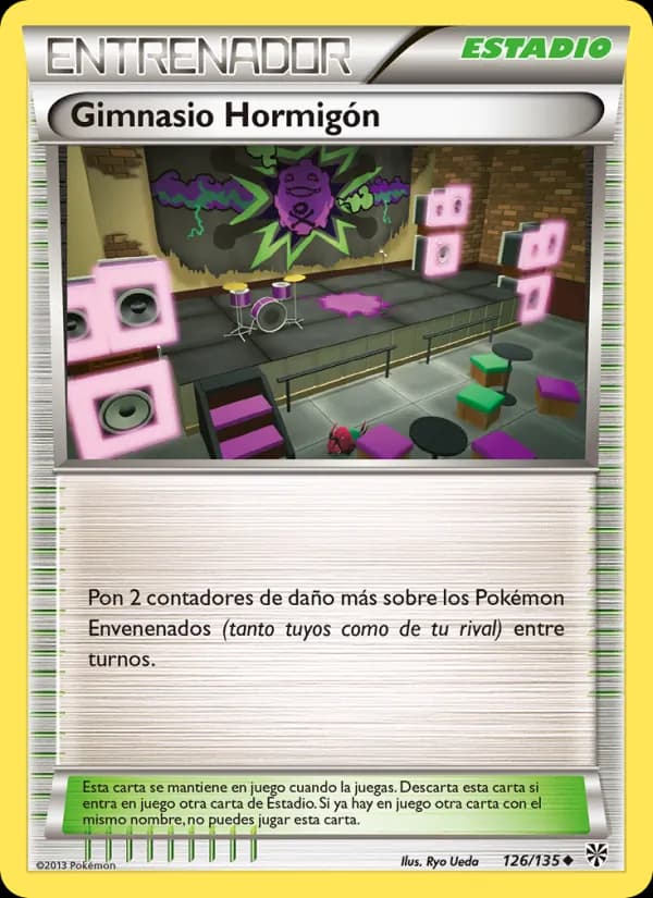 Gimnasio Hormigón card in Spanish