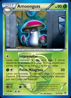Amoonguss card in Spanish
