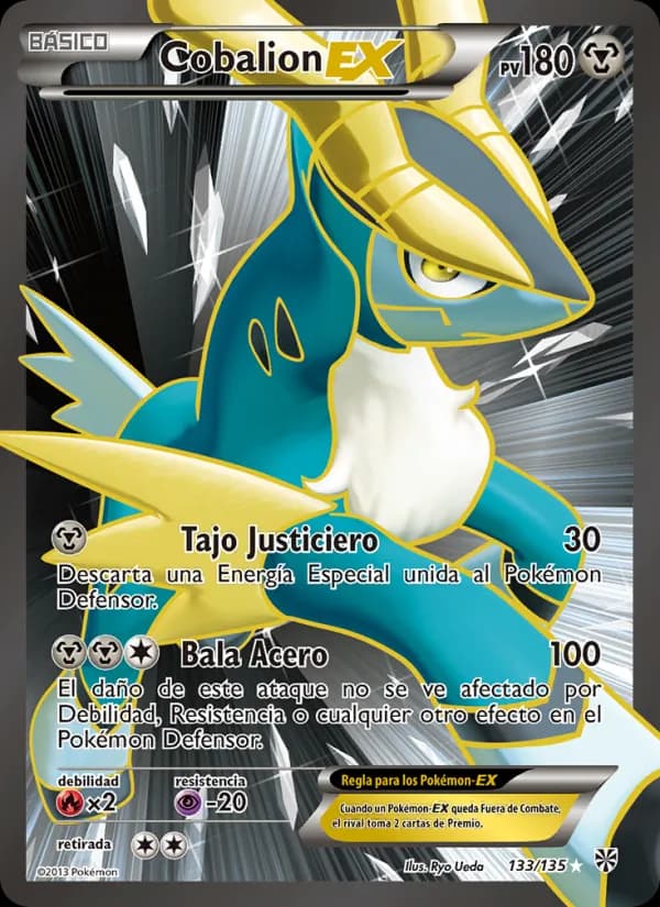 Cobalion-EX card in Spanish