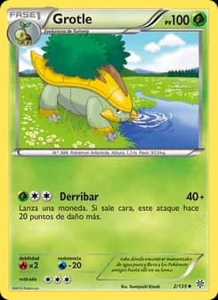 Grotle card in Spanish