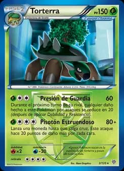 Torterra card in Spanish
