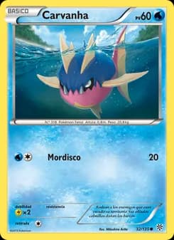 Carvanha card in Spanish