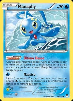 Manaphy card in Spanish