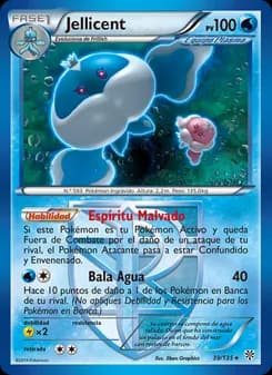 Jellicent card in Spanish