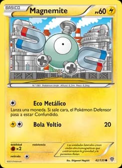 Magnemite card in Spanish