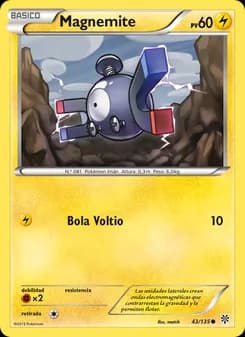 Magnemite card in Spanish