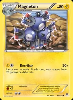 Magneton card in Spanish