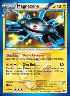 Magnezone card in Spanish