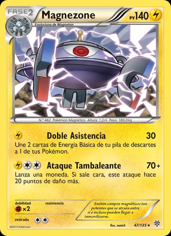 Magnezone card in Spanish