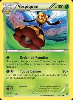 Vespiquen card in Spanish